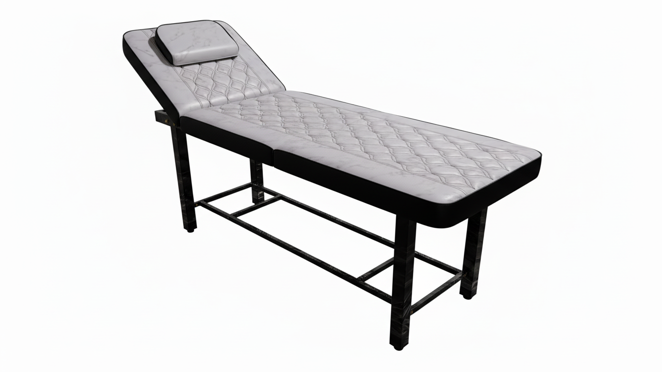 Mub Bed-Marbalino Grey with Black
