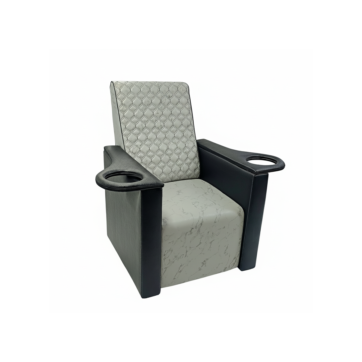 KI-Sofa-Marbalino Grey With Black