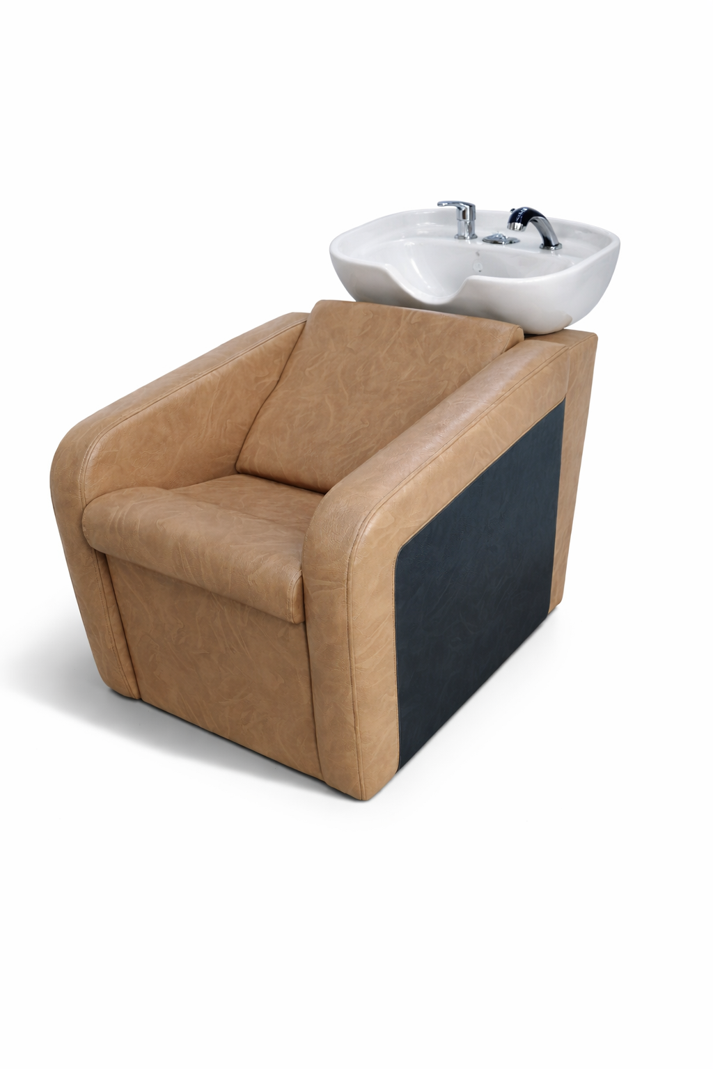 Hair Wash Station KI-006(Mini) Raven - Vegan Beige with Jet Black